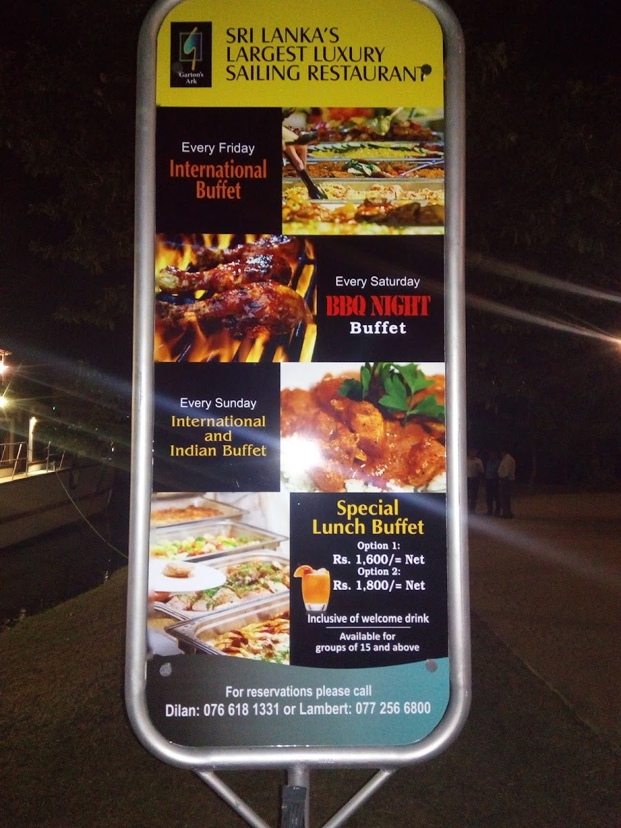 Menu Garton's Ark Restaurant-9