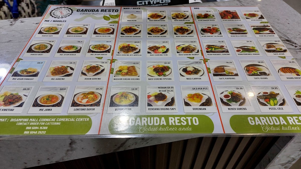 Menu Garuda Restaurant-4