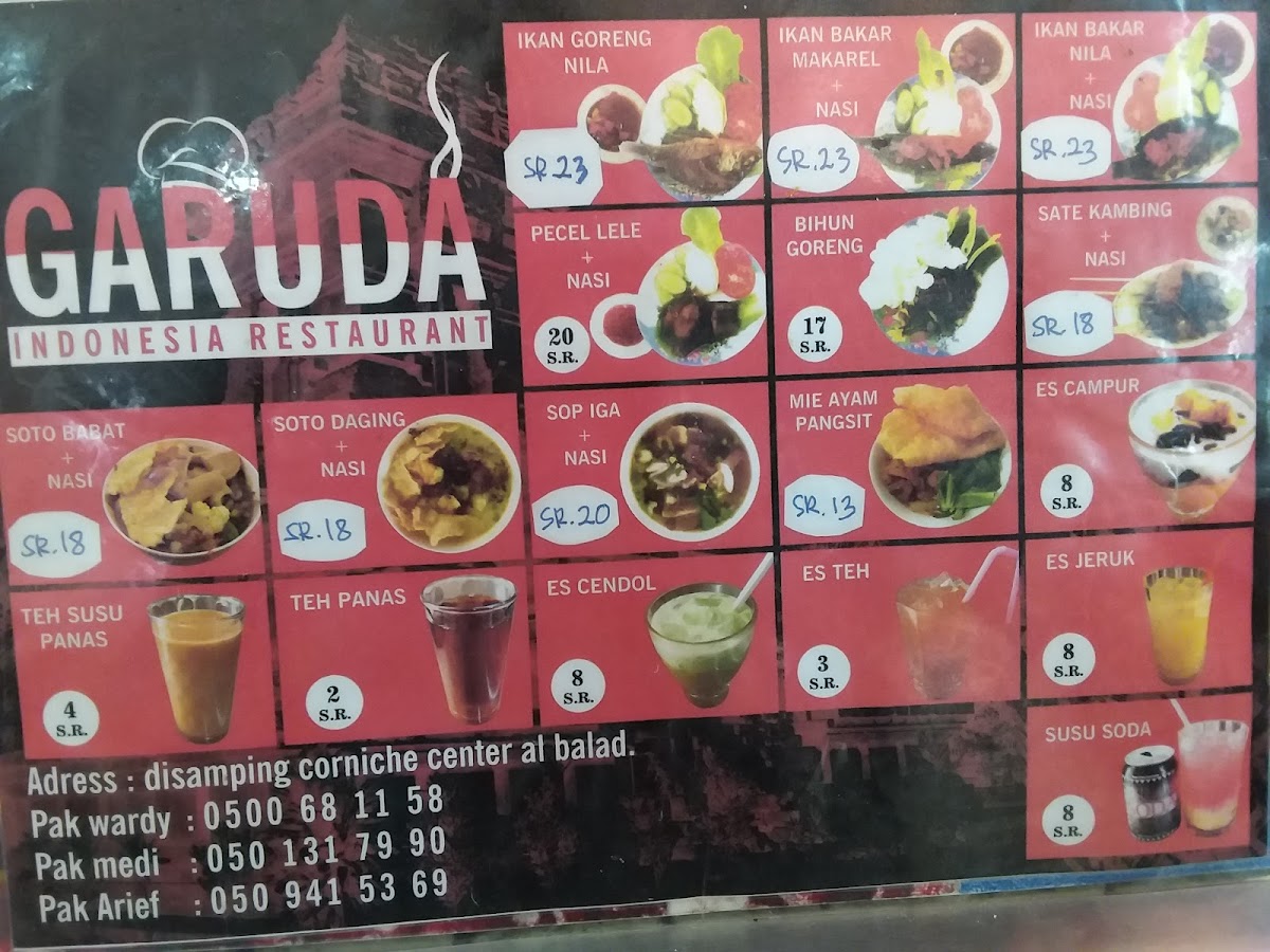 Menu Garuda Restaurant-9