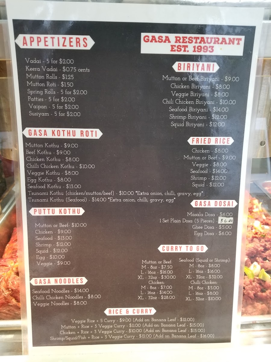 Menu Gasa Restaurant-1