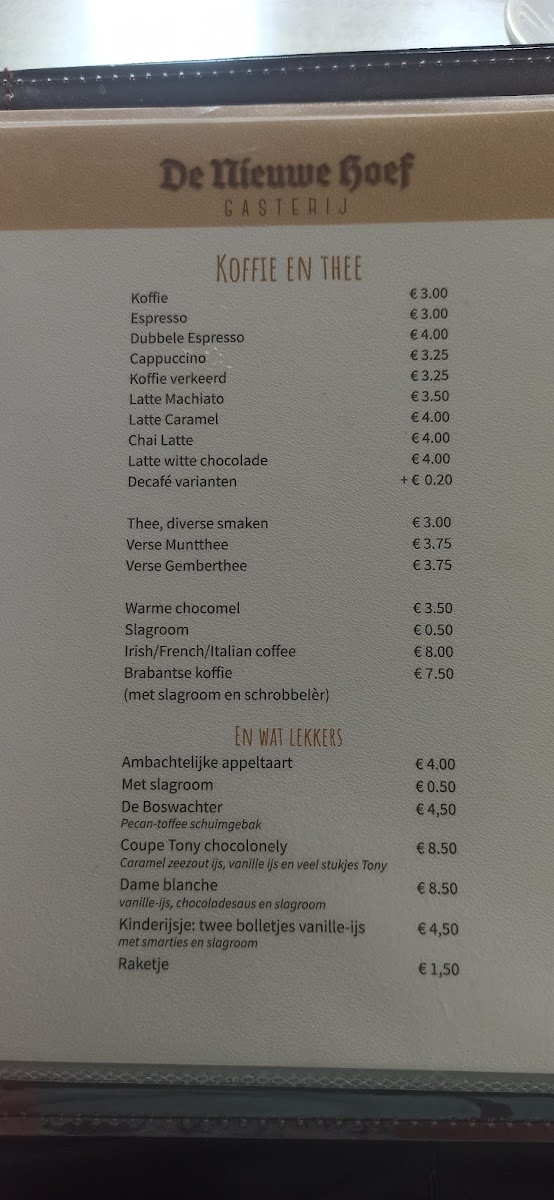 Menu Gasterij De Nieuwe Hoef-3
