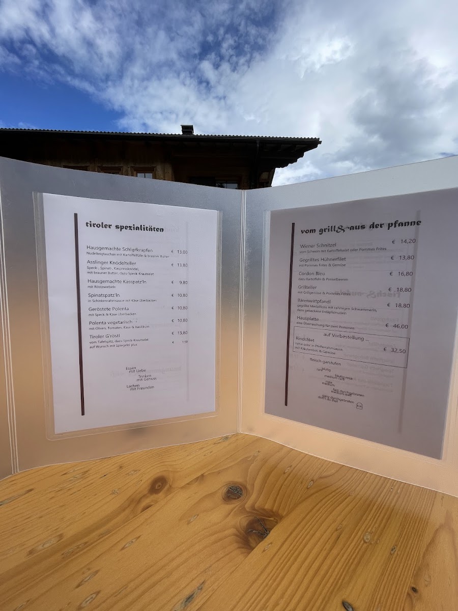 Menu Gasthaus Bärenwirt-4