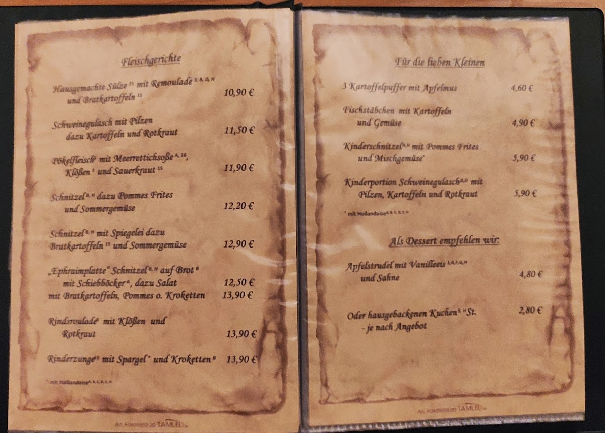Menu Gasthaus Ephraimhaus-5