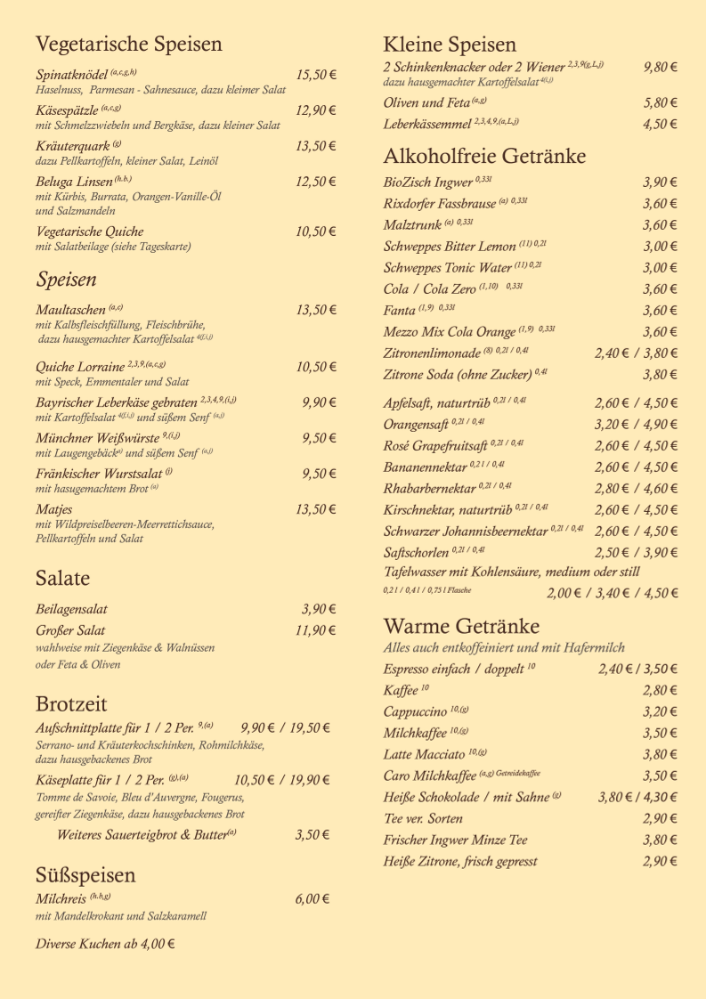 Menu Gasthaus Kastanie-1