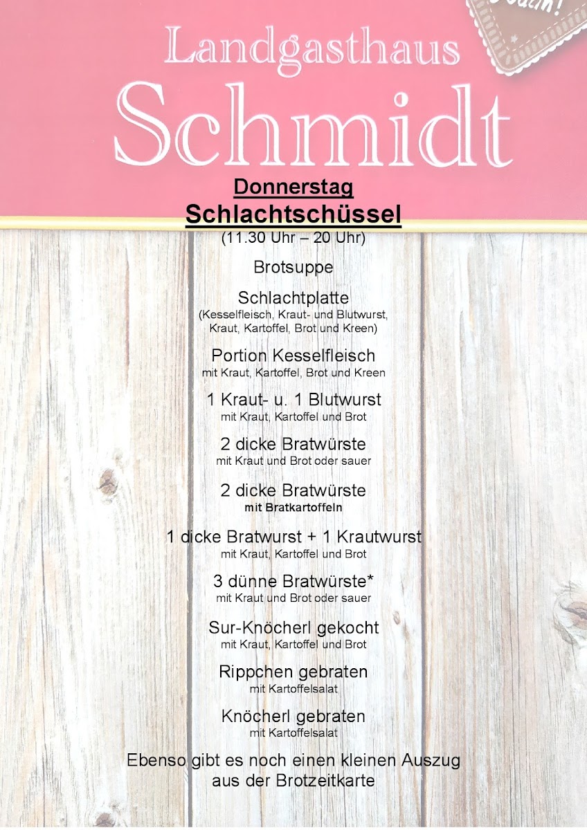 Menu Gasthaus Schmidt-4