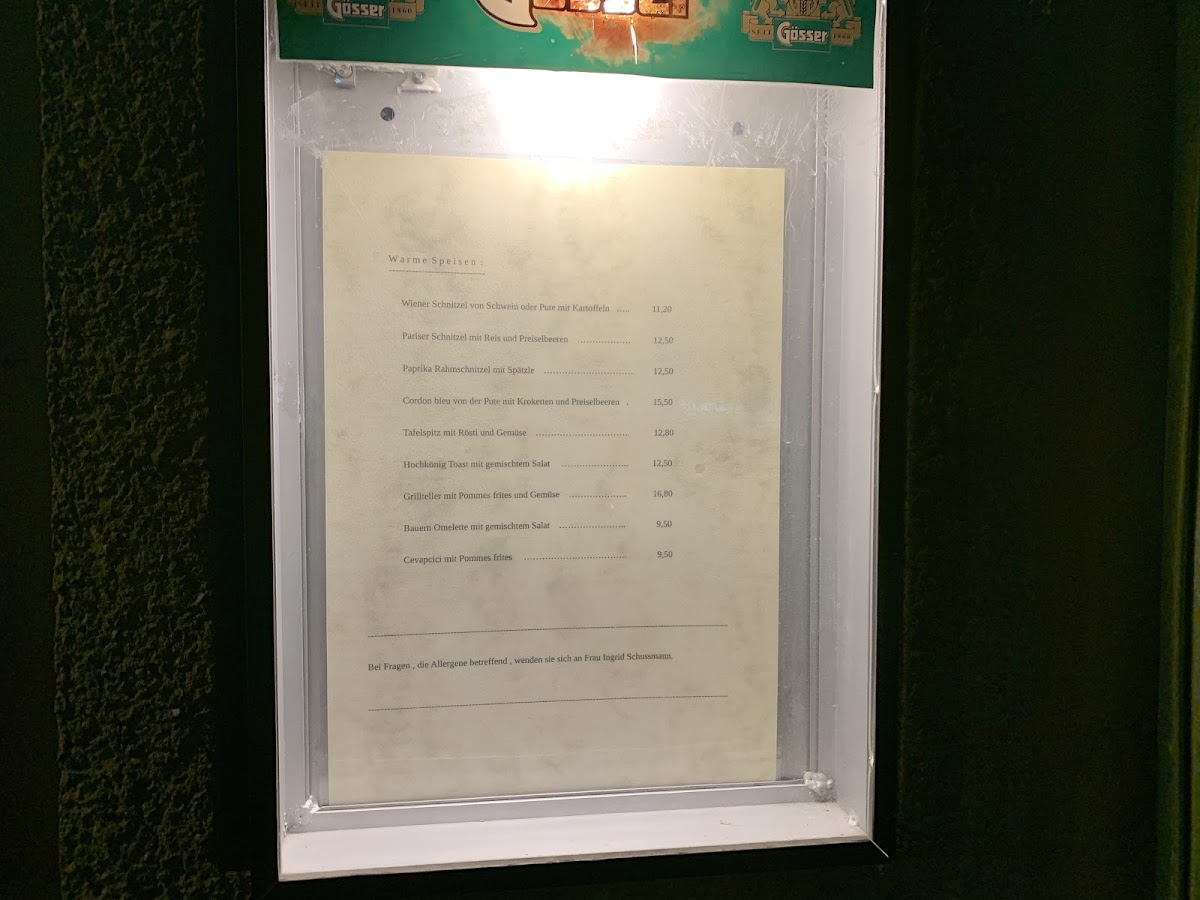 Menu Gasthaus Schussmann-1