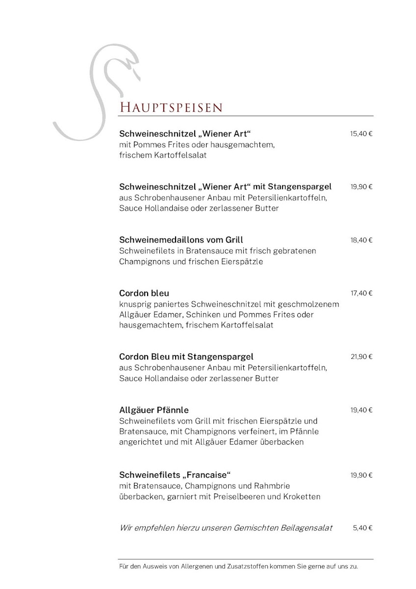 Menu Gasthaus Schwanen-7