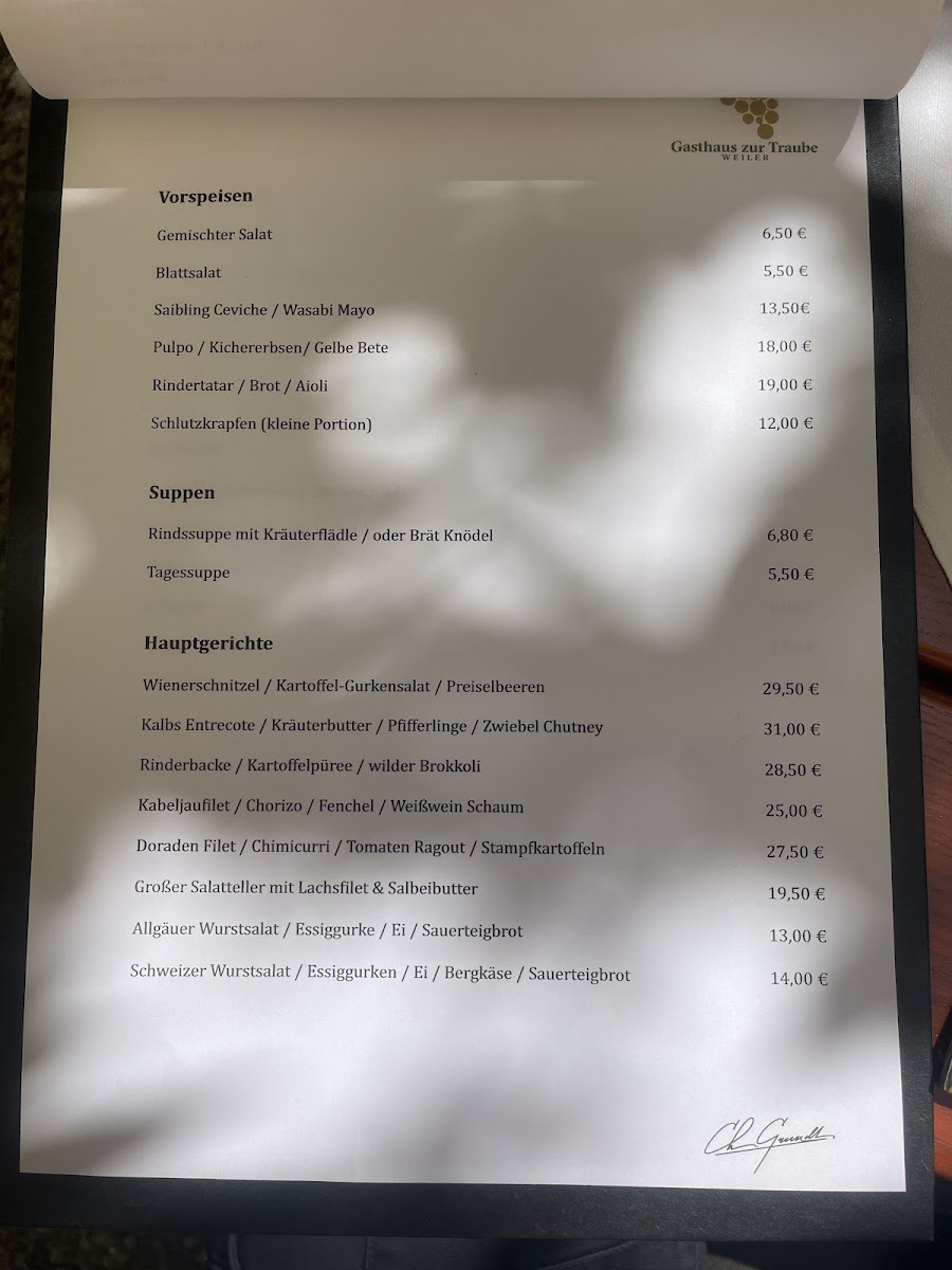 Menu Gasthaus Zur Traube-4
