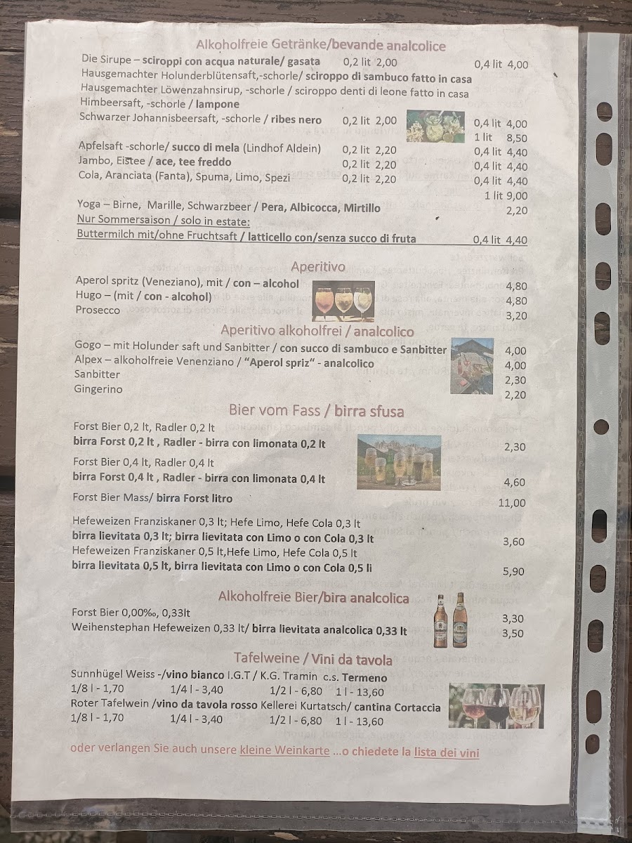 Menu Gasthof Schmiederalm-2