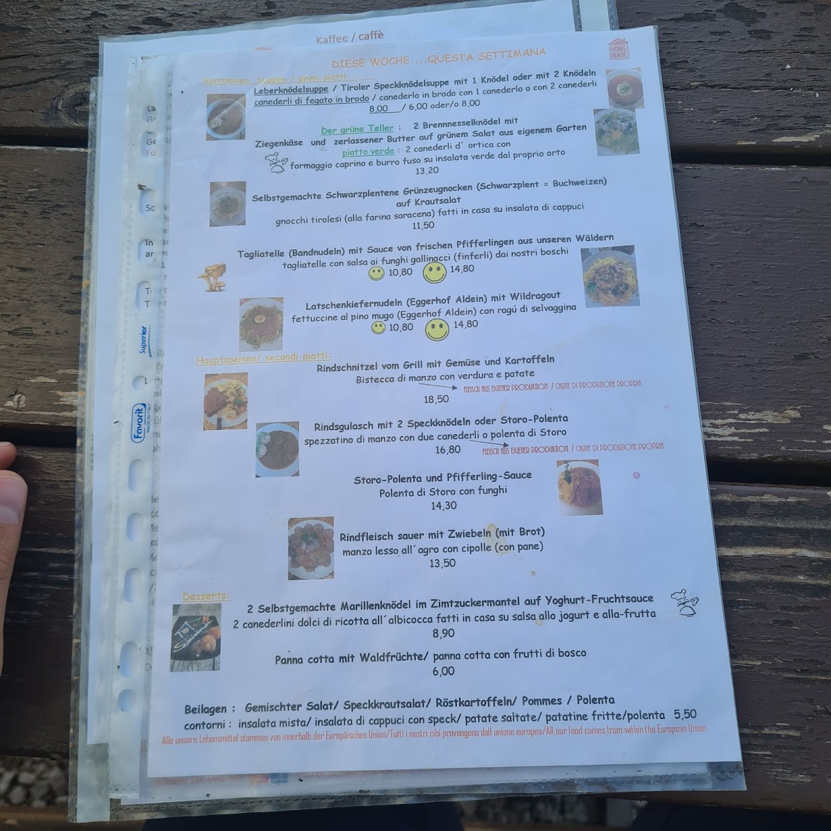 Menu Gasthof Schmiederalm-5
