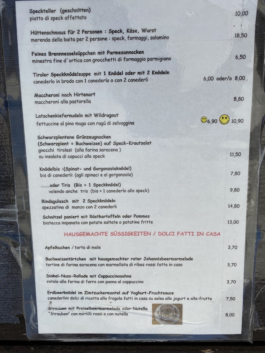 Menu Gasthof Schmiederalm-6