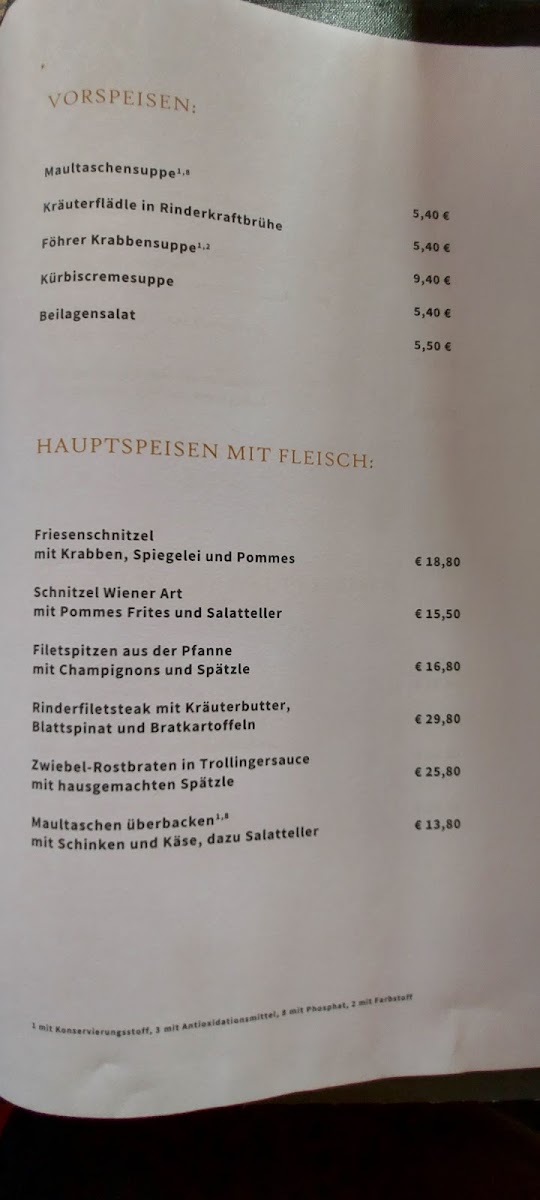 Menu Gasthof Südwesthörn-3