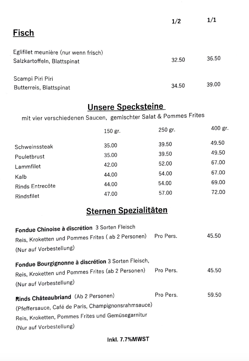 Menu Gasthof Sternen-6
