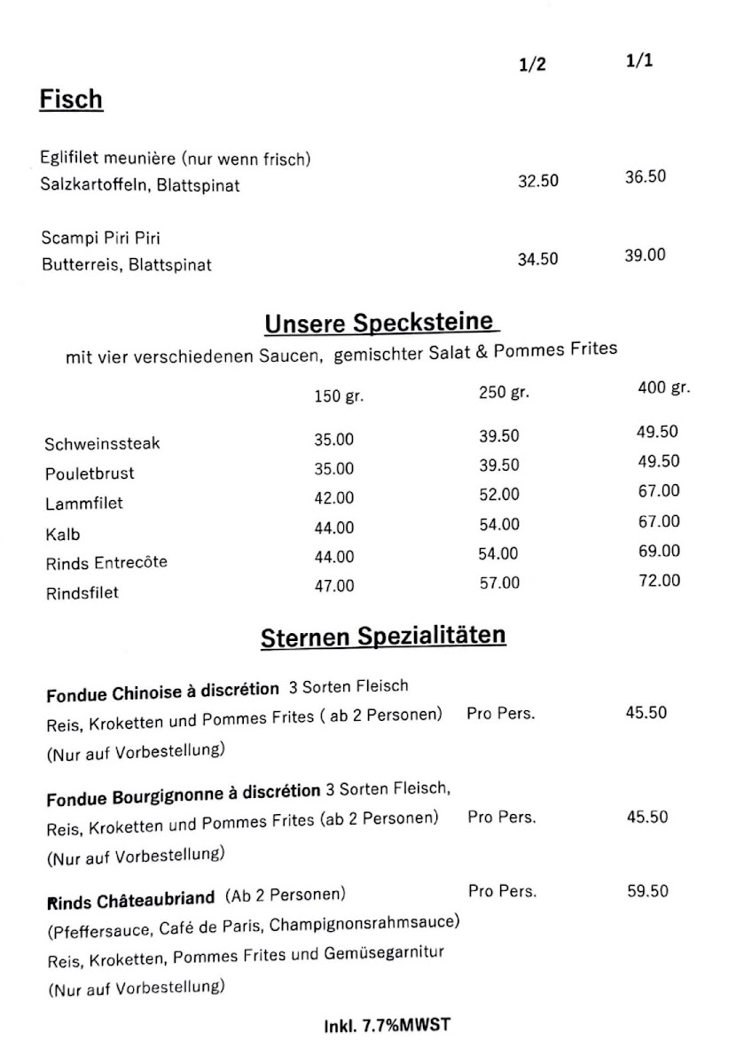 Menu Gasthof Sternen-7