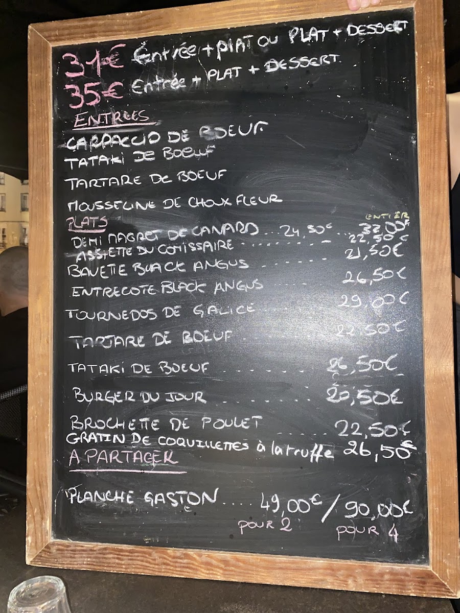 Menu Gaston Chalons-En-Champagne-3