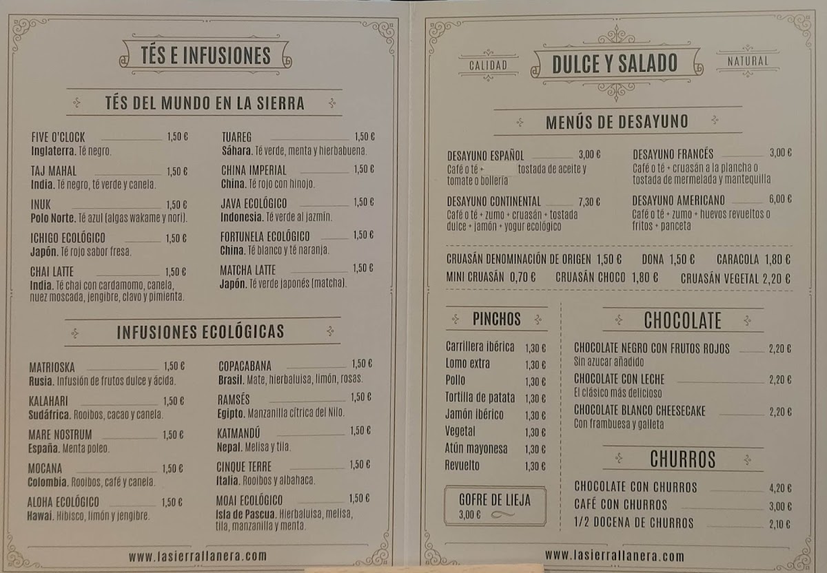 Menu Gastrobar La Sierra-3