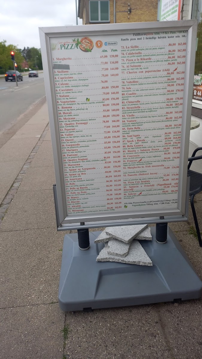 Menu Gastronomia Italiana - Skovlundebyvej-3