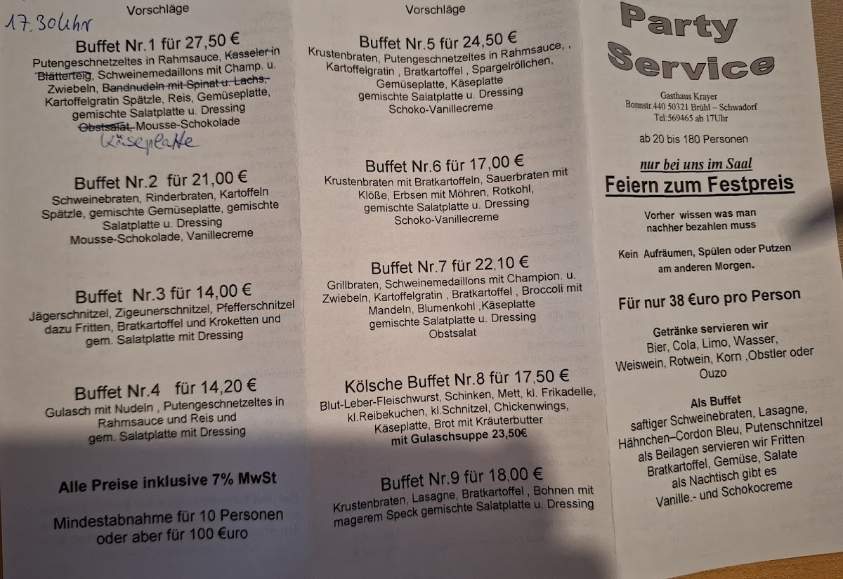 Menu Gastronomie Krayer-1