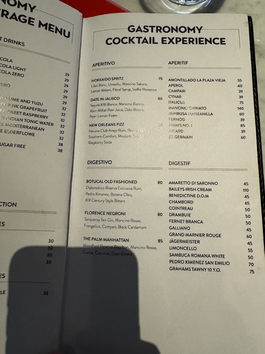 Menu Gastronomy-2