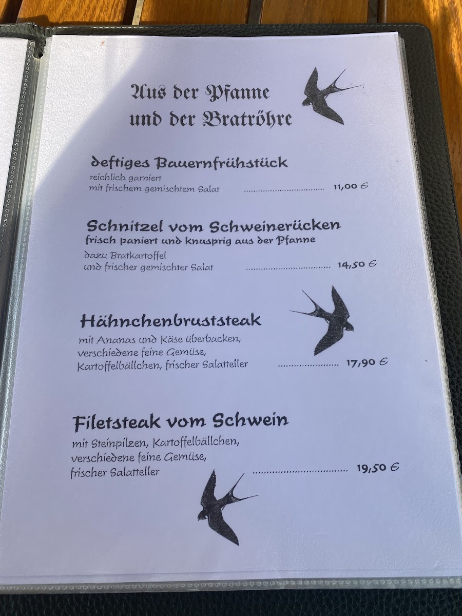 Menu Gaststatte Zum Schwalbennest-3