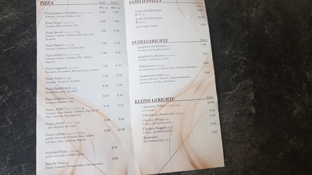 Menu Gaststätte Adler Fulda Niesig-5
