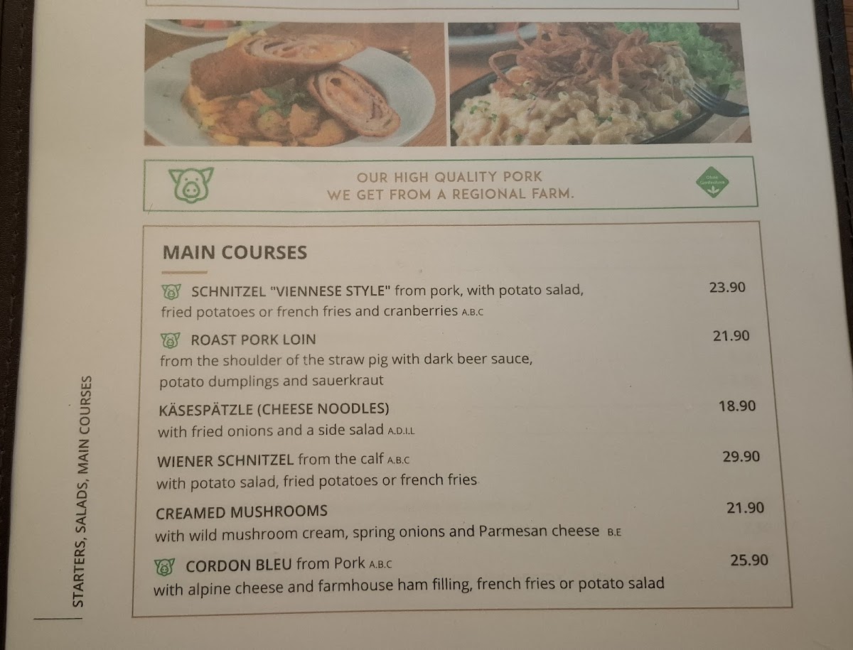 Menu Gaststätte Burg Pappenheim-1