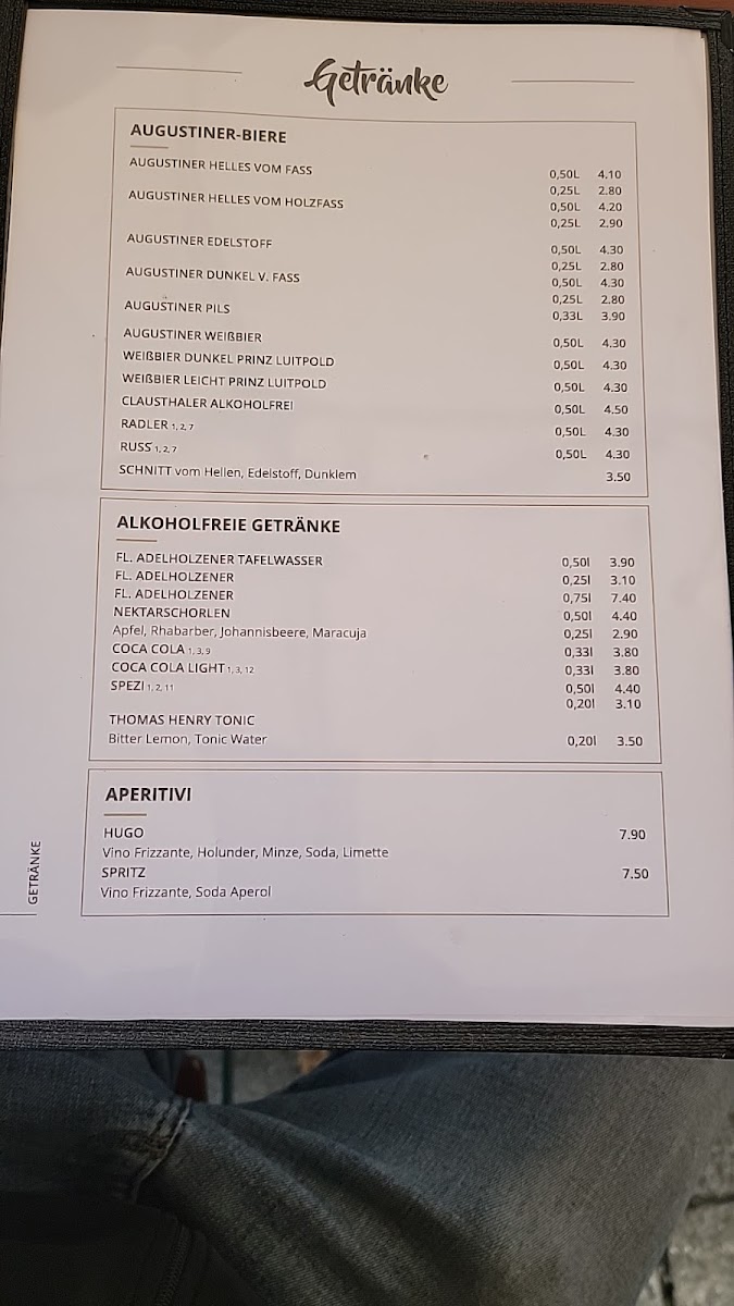Menu Gaststätte Burg Pappenheim-2