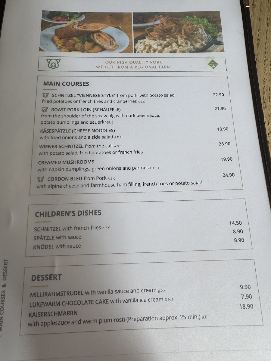 Menu Gaststätte Burg Pappenheim-5