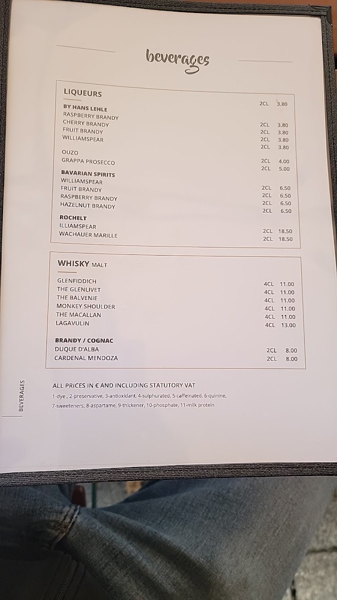 Menu Gaststätte Burg Pappenheim-7
