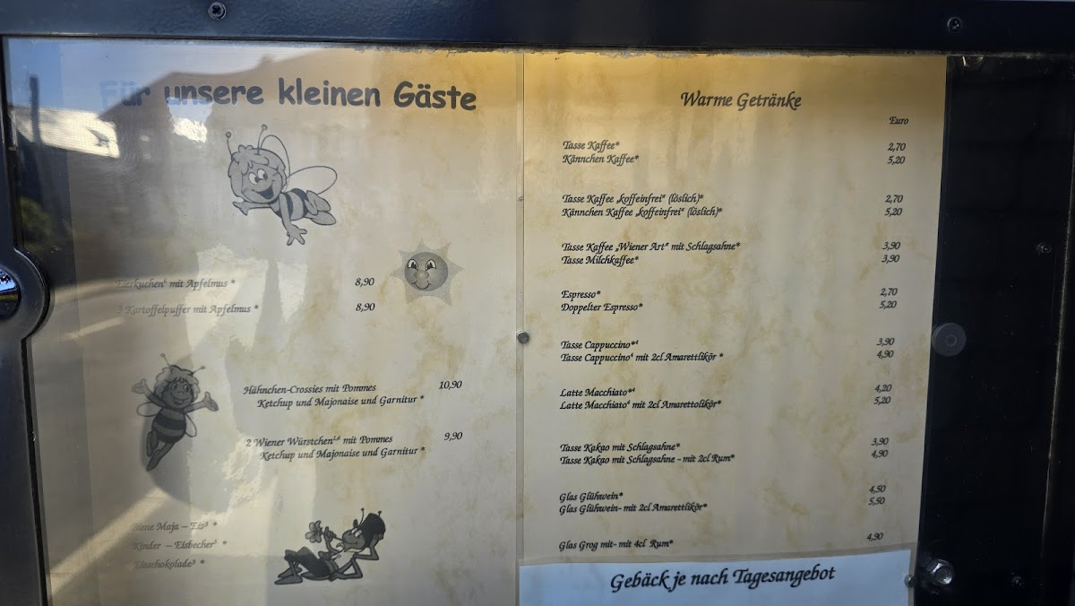 Menu Gaststätte & Café 'zur Biene'-2