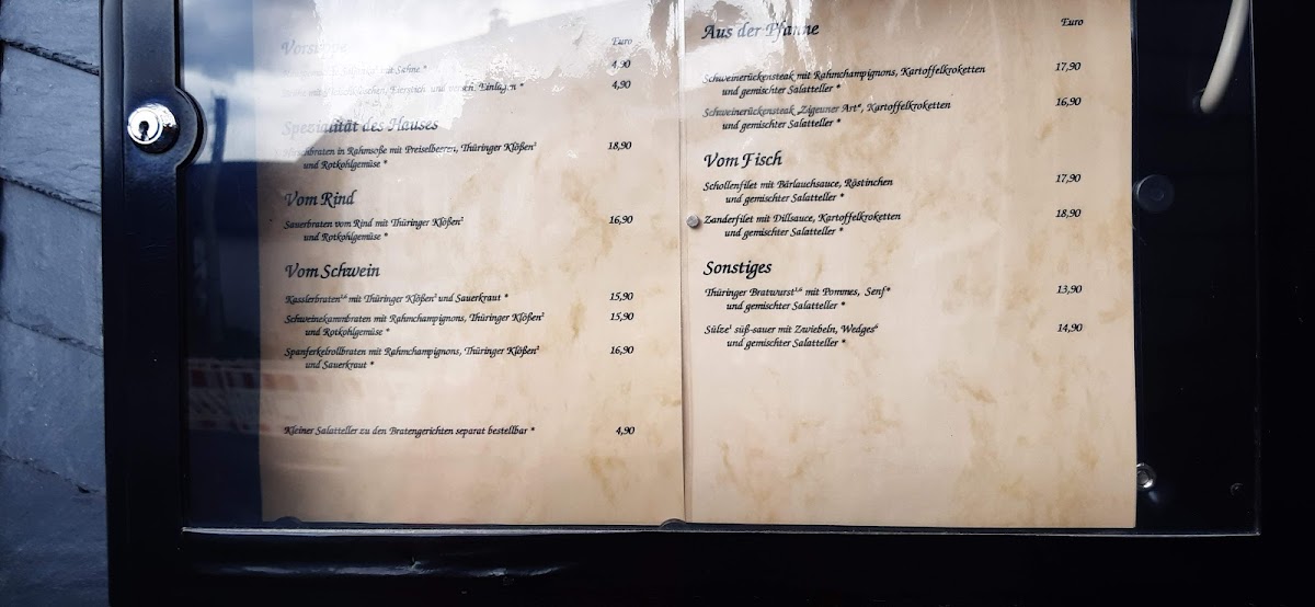 Menu Gaststätte & Café 'zur Biene'-4