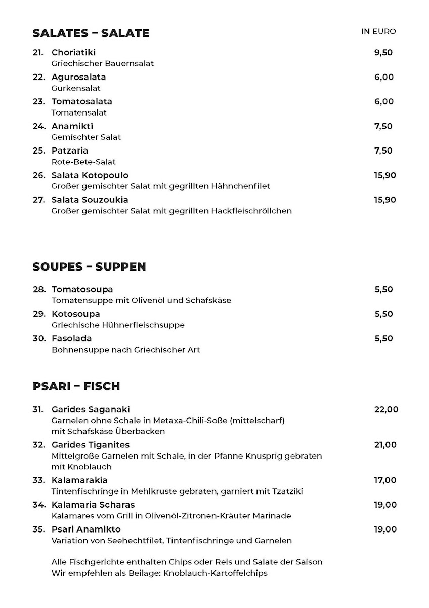 Menu Gaststätte Knossos-1