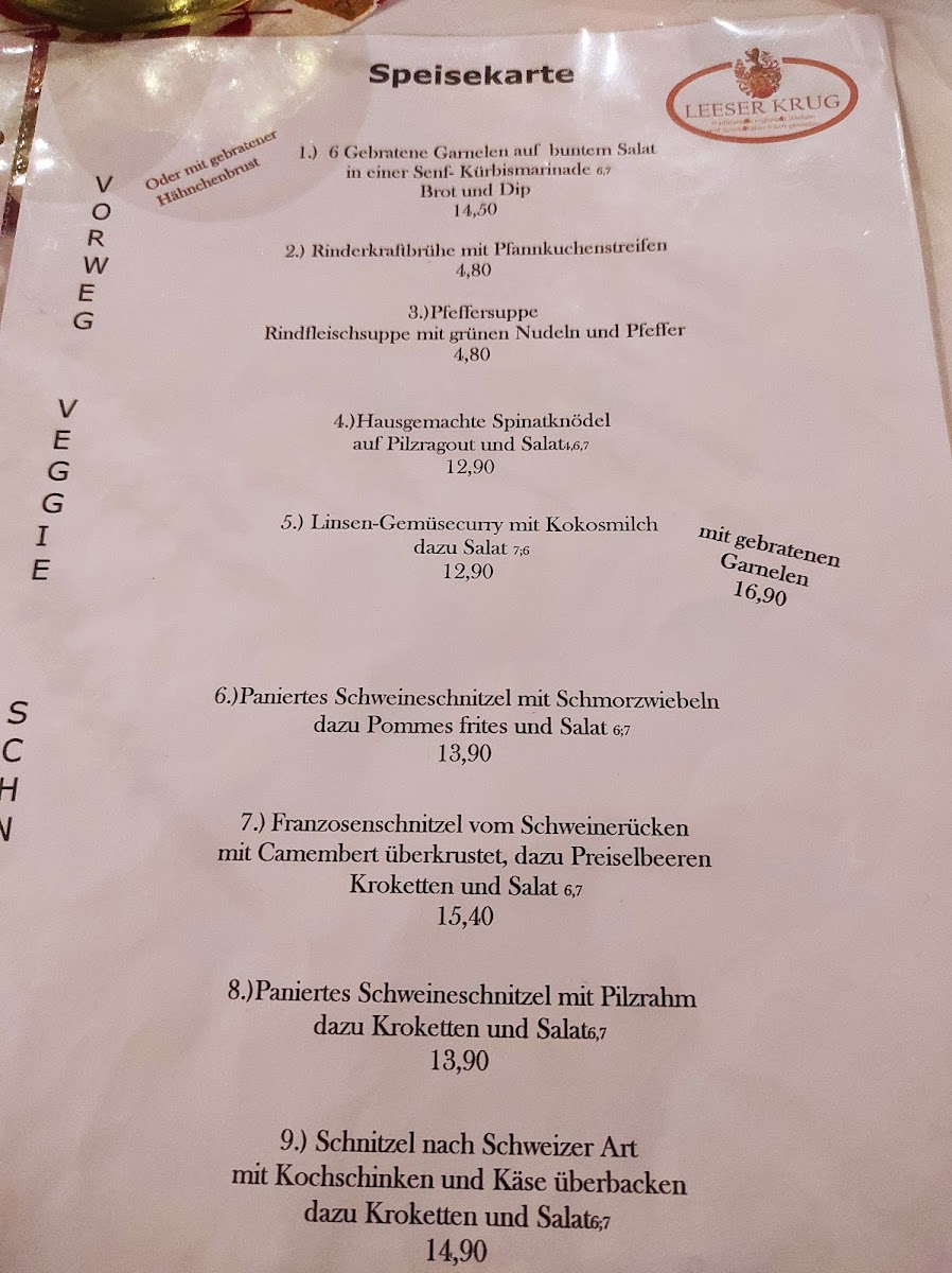 Menu Gaststätte Leeser Krug-2