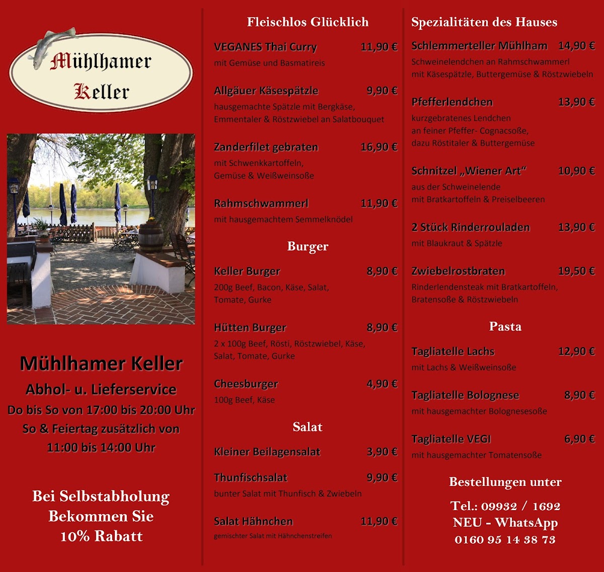 Menu Gaststätte Mühlhamer Keller-5