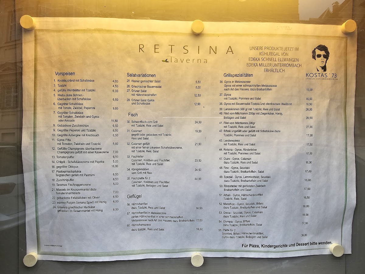 Menu Gaststätte Retsina-2