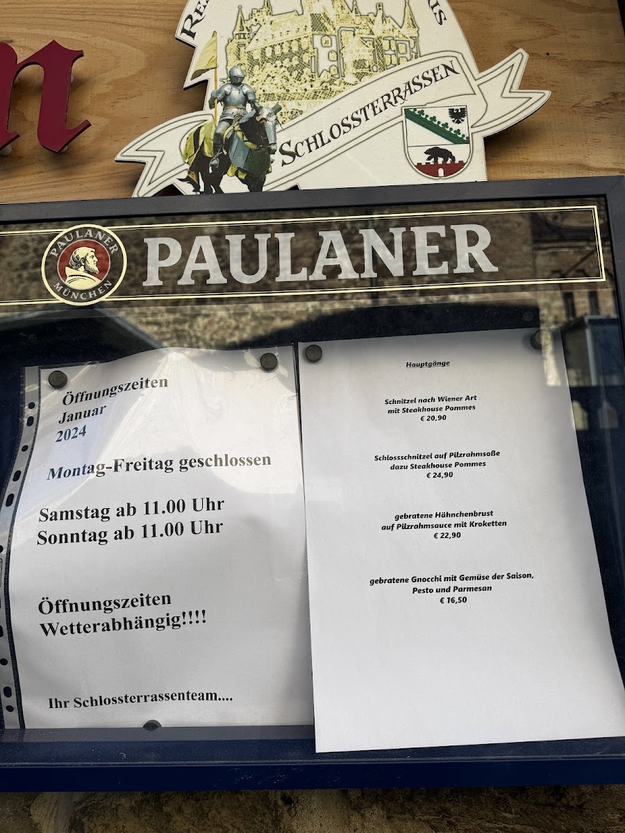 Menu Gaststätte Schlossterrassen-8