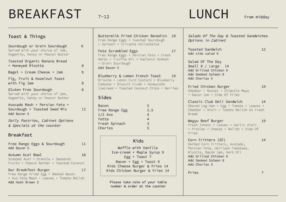 Menu Gathering Co. Cafe-1