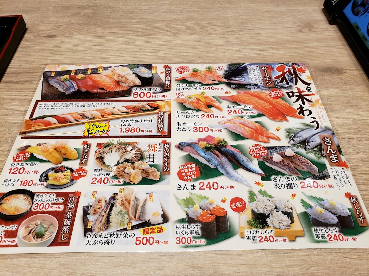 Menu Gatten Sushi Shuntei Iias Tsukuba Branch-6