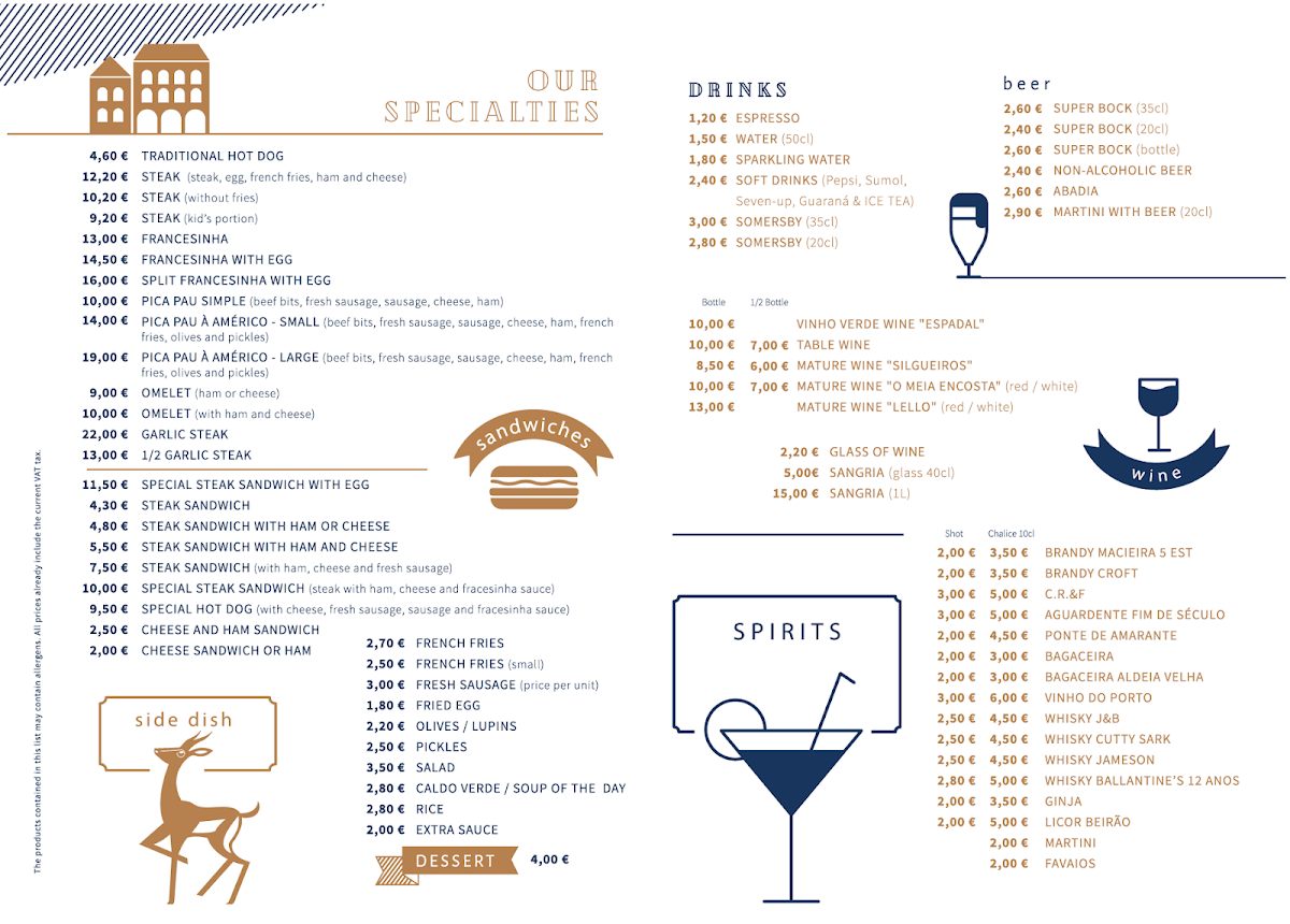 Menu Gazela-2