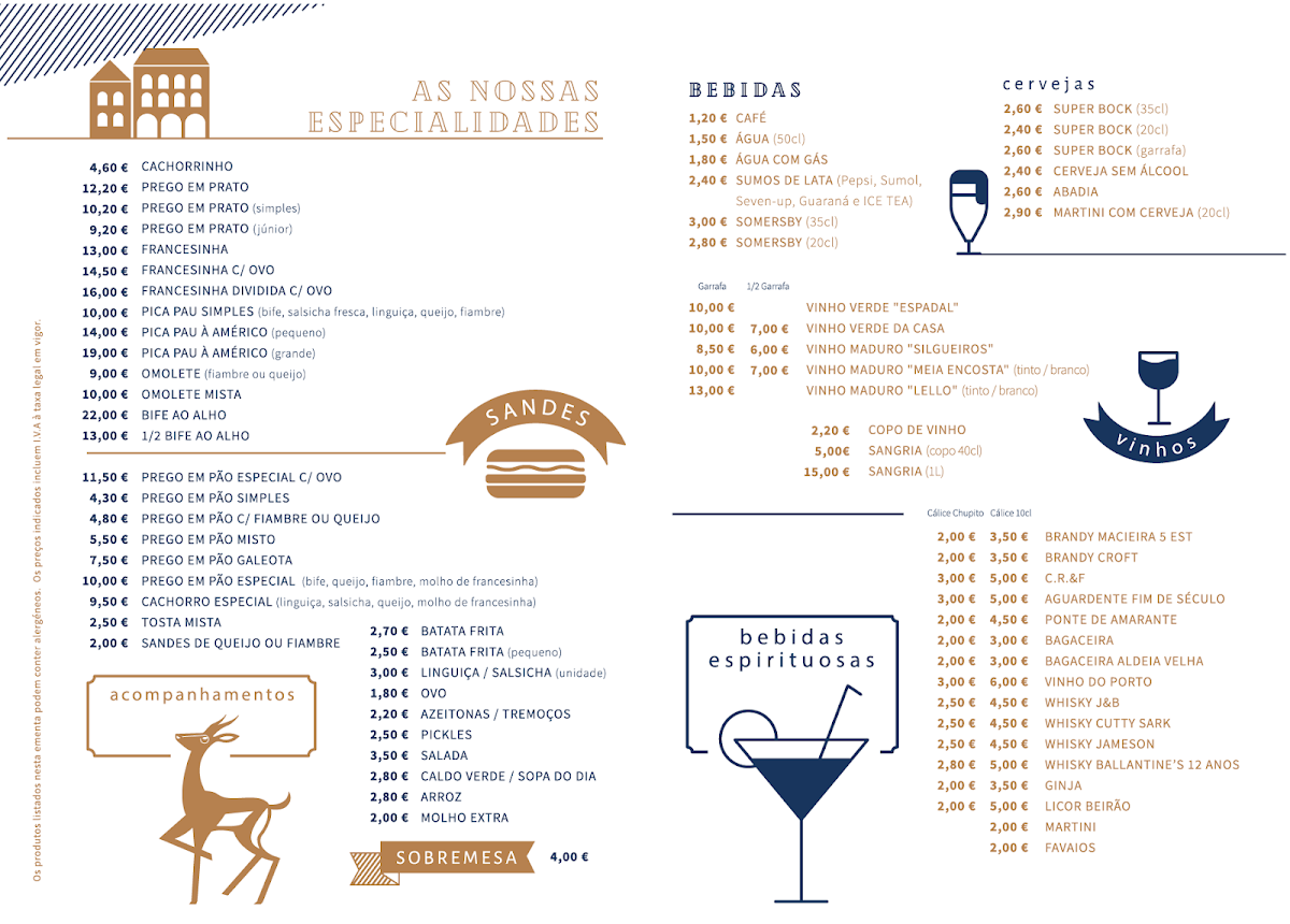 Menu Gazela-3
