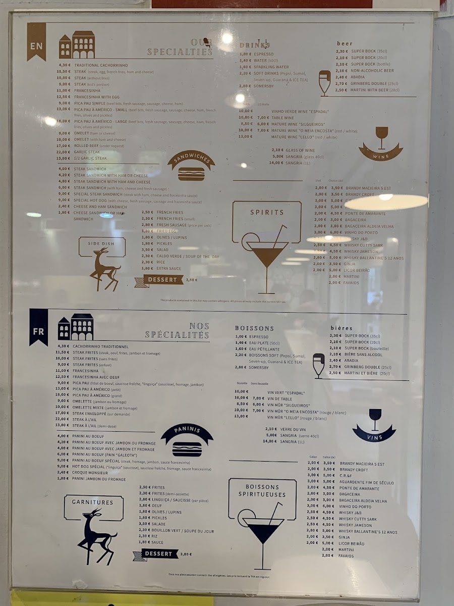 Menu Gazela-5