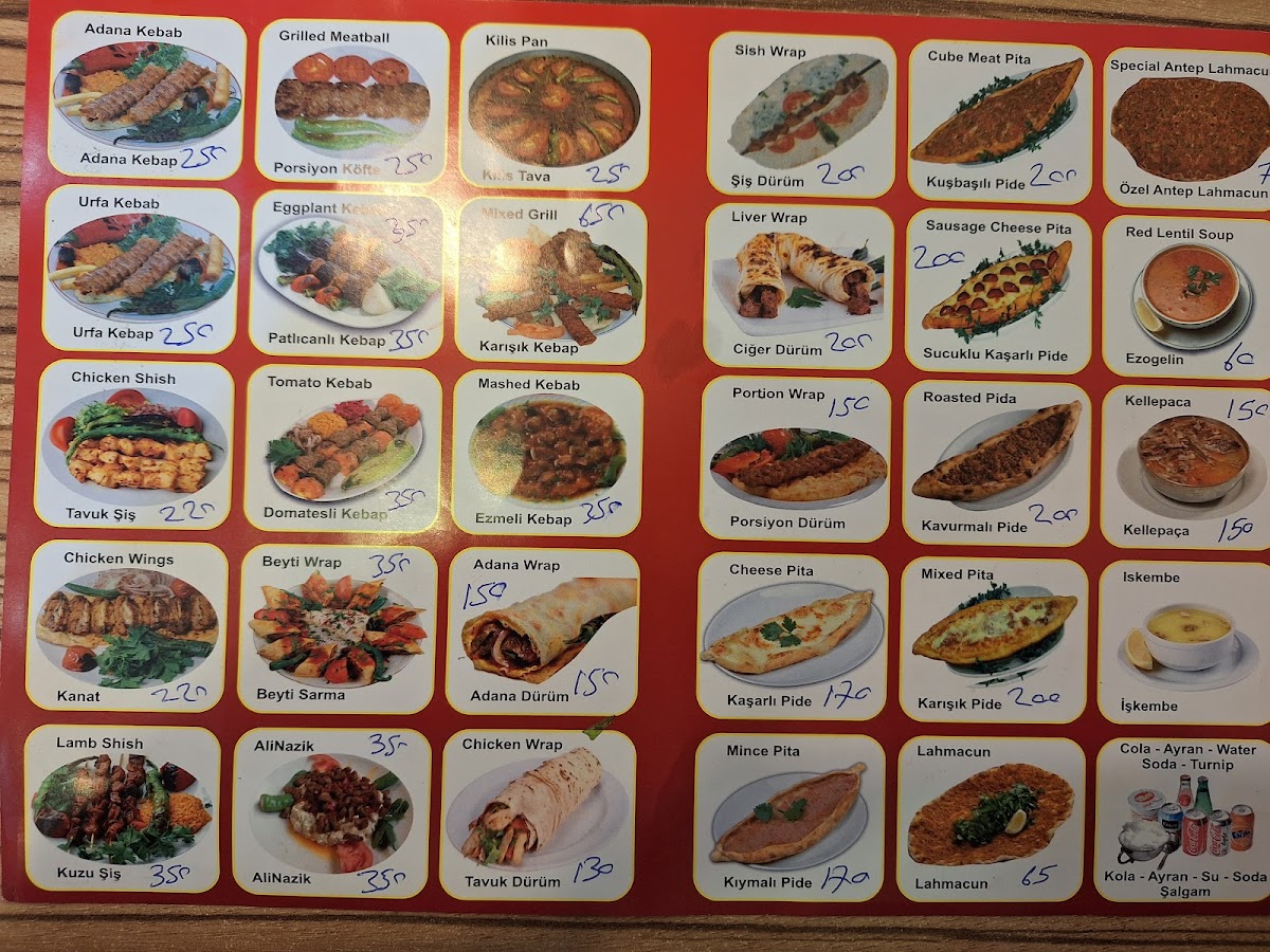 Menu Gaziantepli Temizoğulları Restoran-1