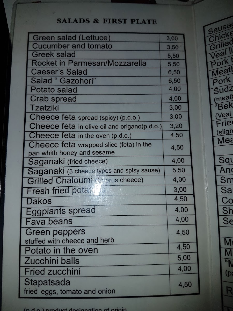 Menu Gazohori-7