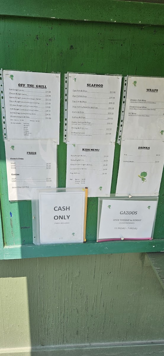 Menu Gazoo's-1
