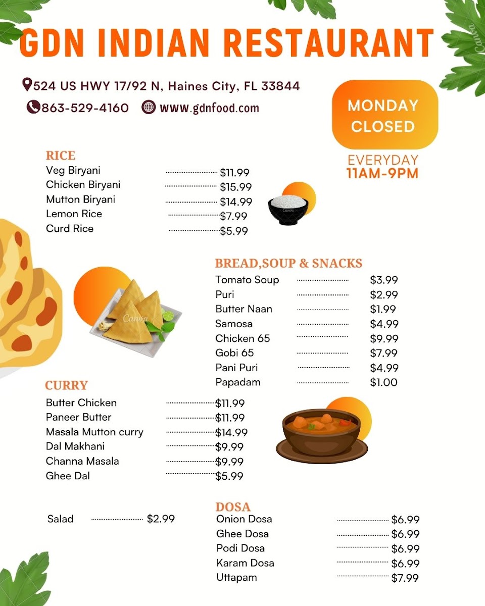Menu Gdn Indian Foods-1