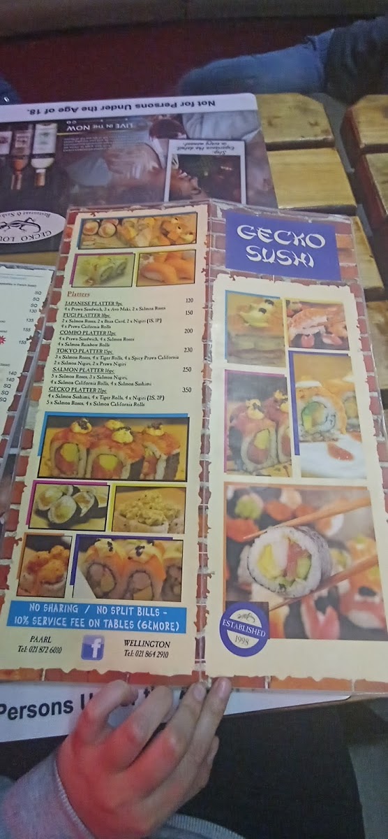 Menu Gecko Lounge Wellington-3