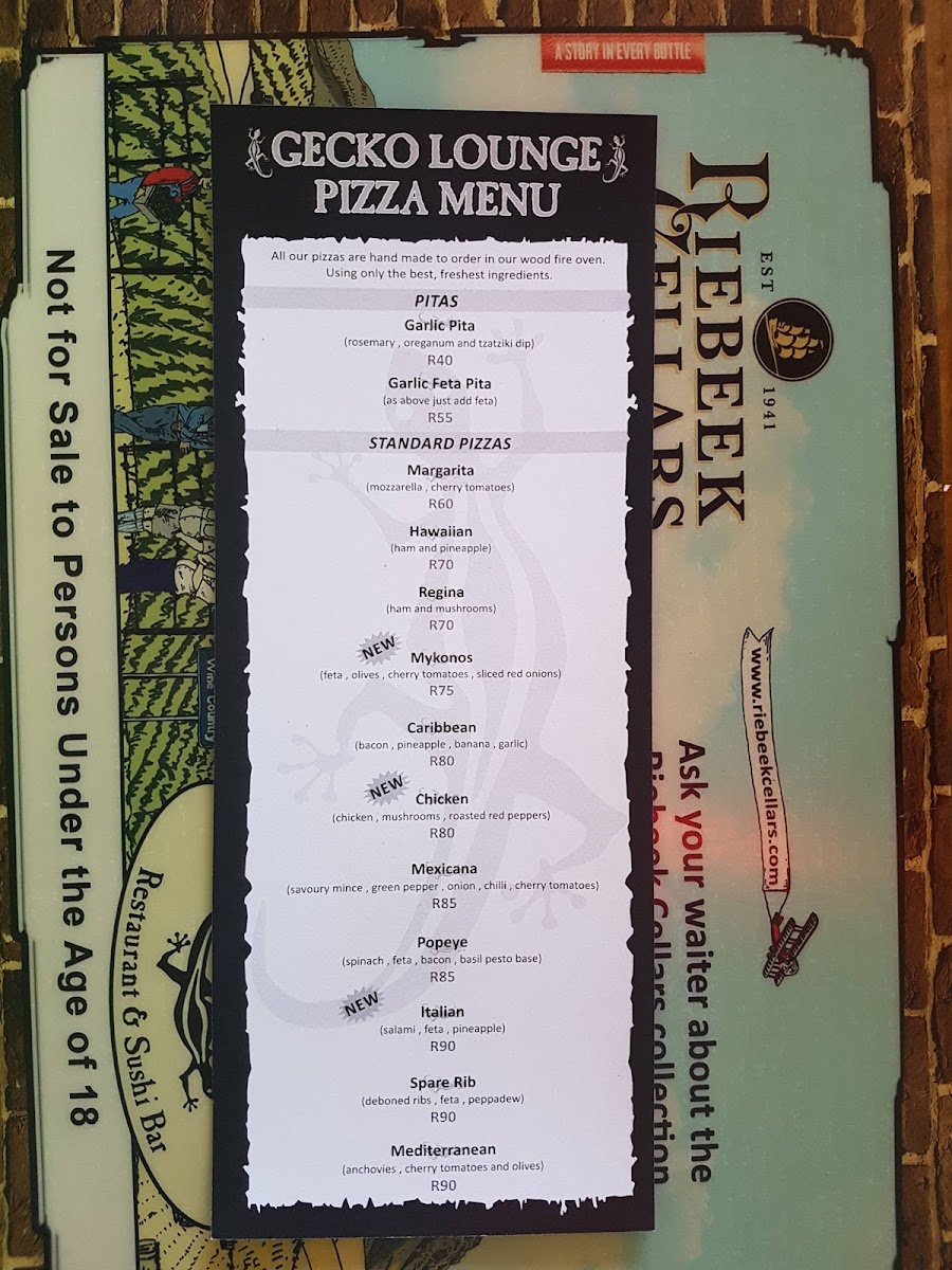 Menu Gecko Lounge Wellington-5