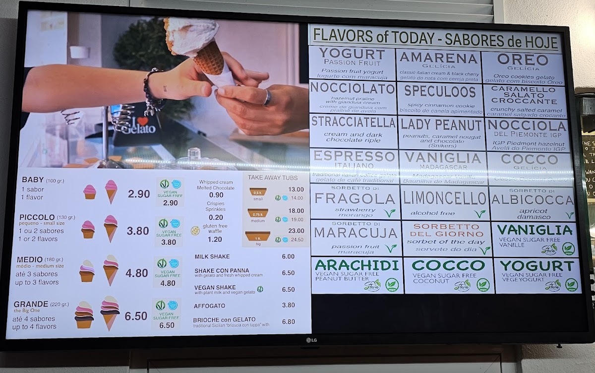 Menu Geiícia - Italian Gelato - Lagos-1