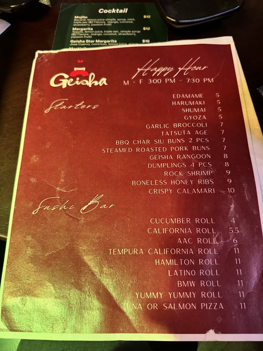 Menu Geisha-2