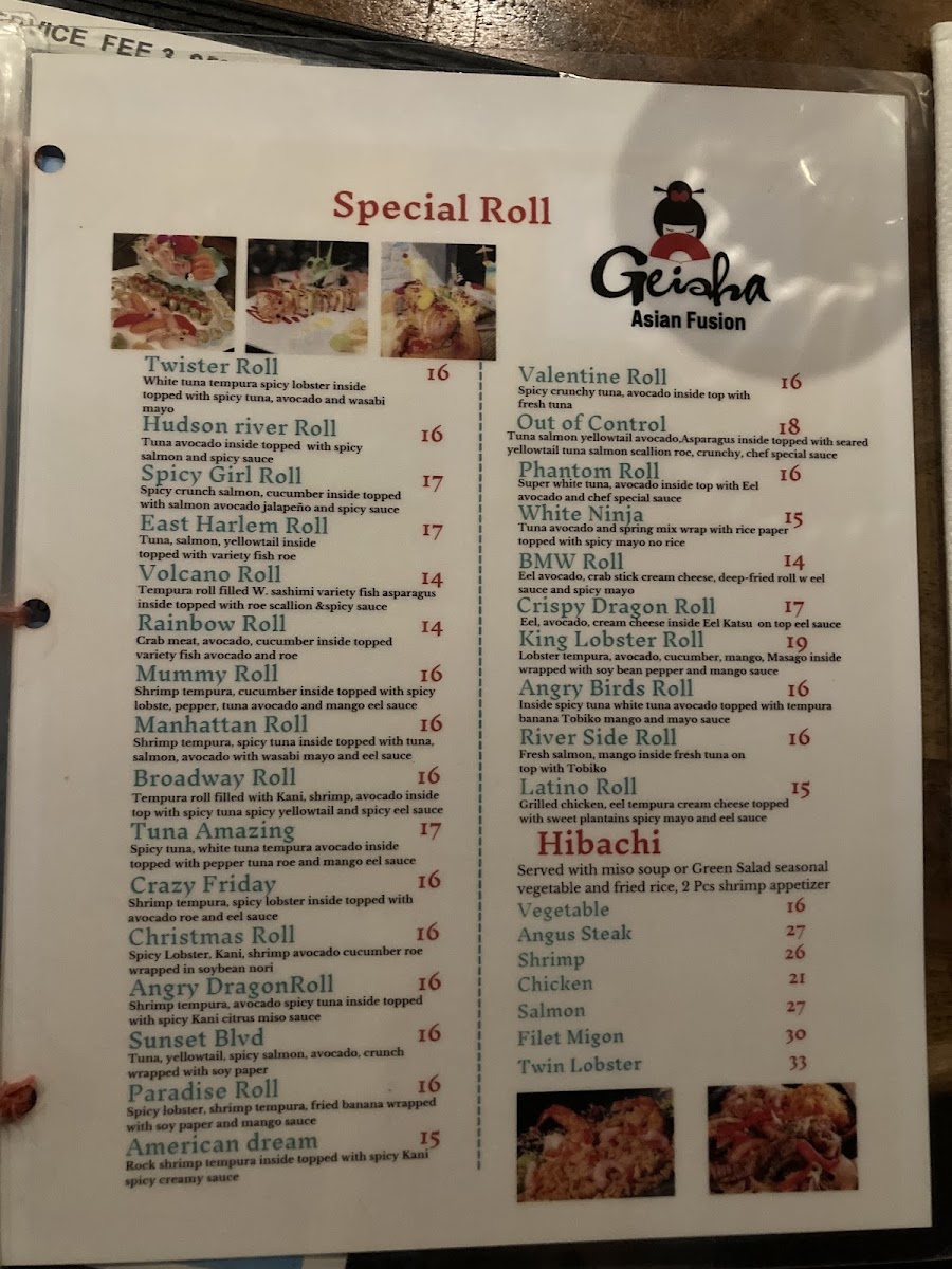 Menu Geisha-8